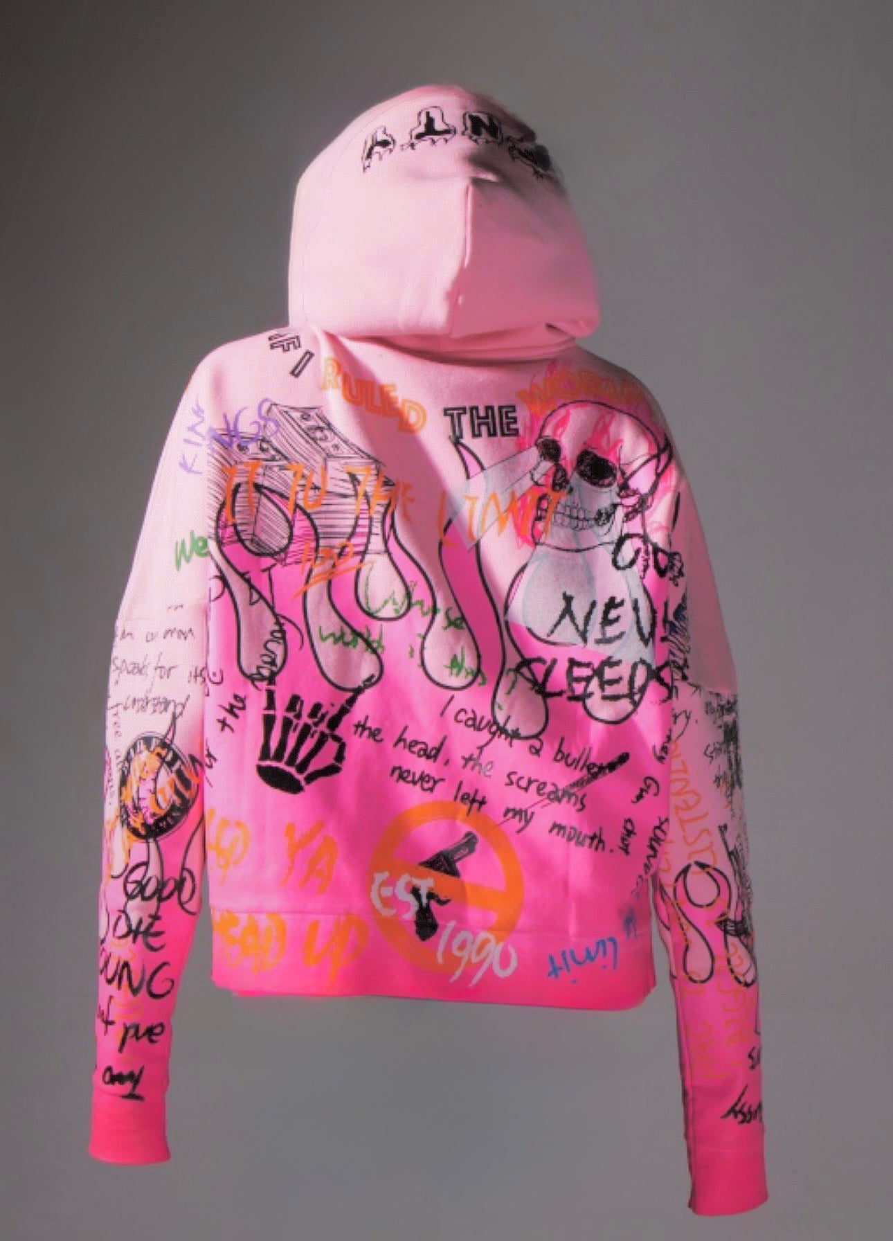 “BUBBLE PINK” HOODIE (EXCL)