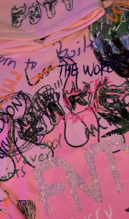 “BUBBLE PINK” HOODIE (EXCL)