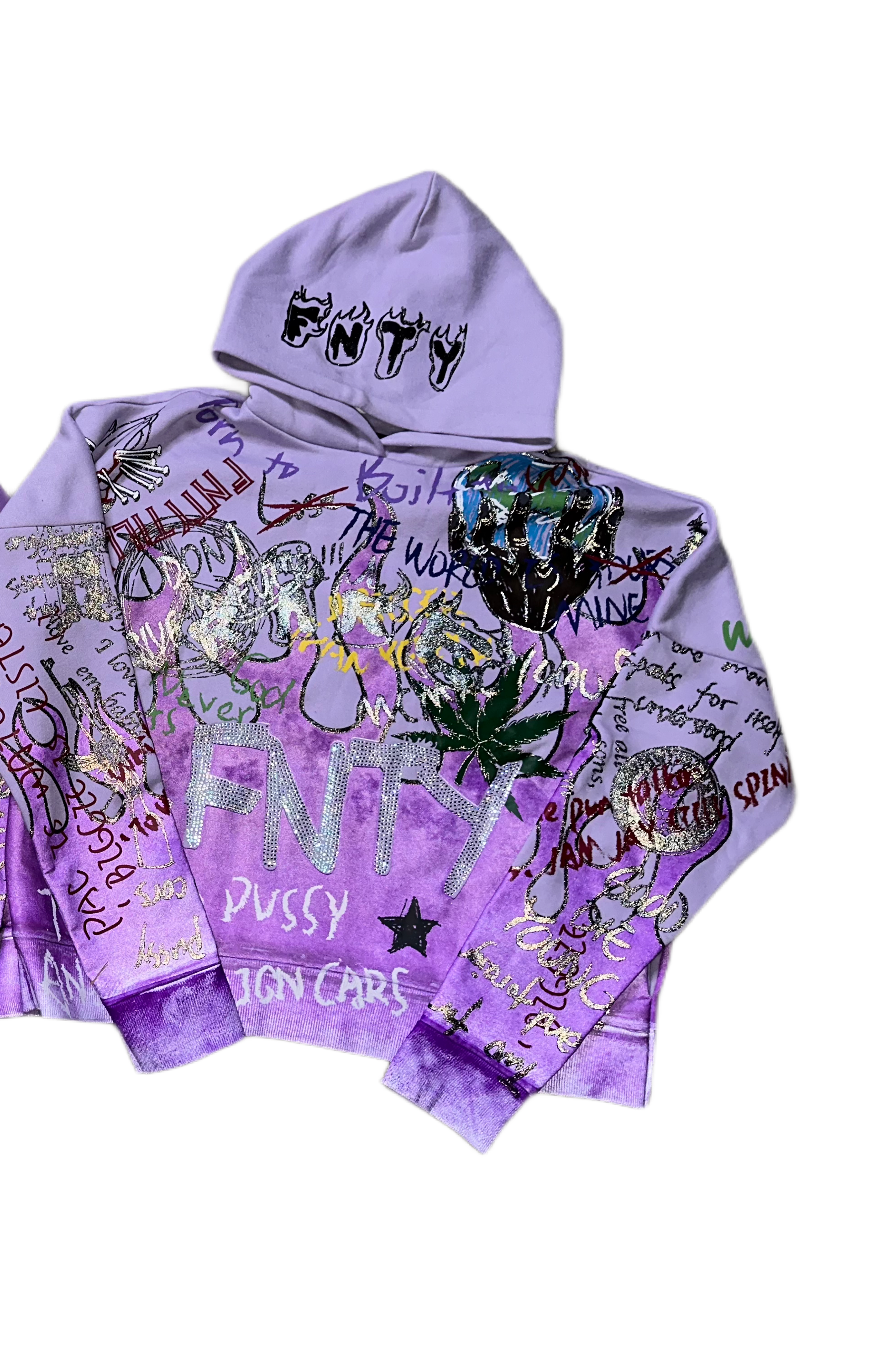 “PURPLE RAIN HOODIE” (EXCL)