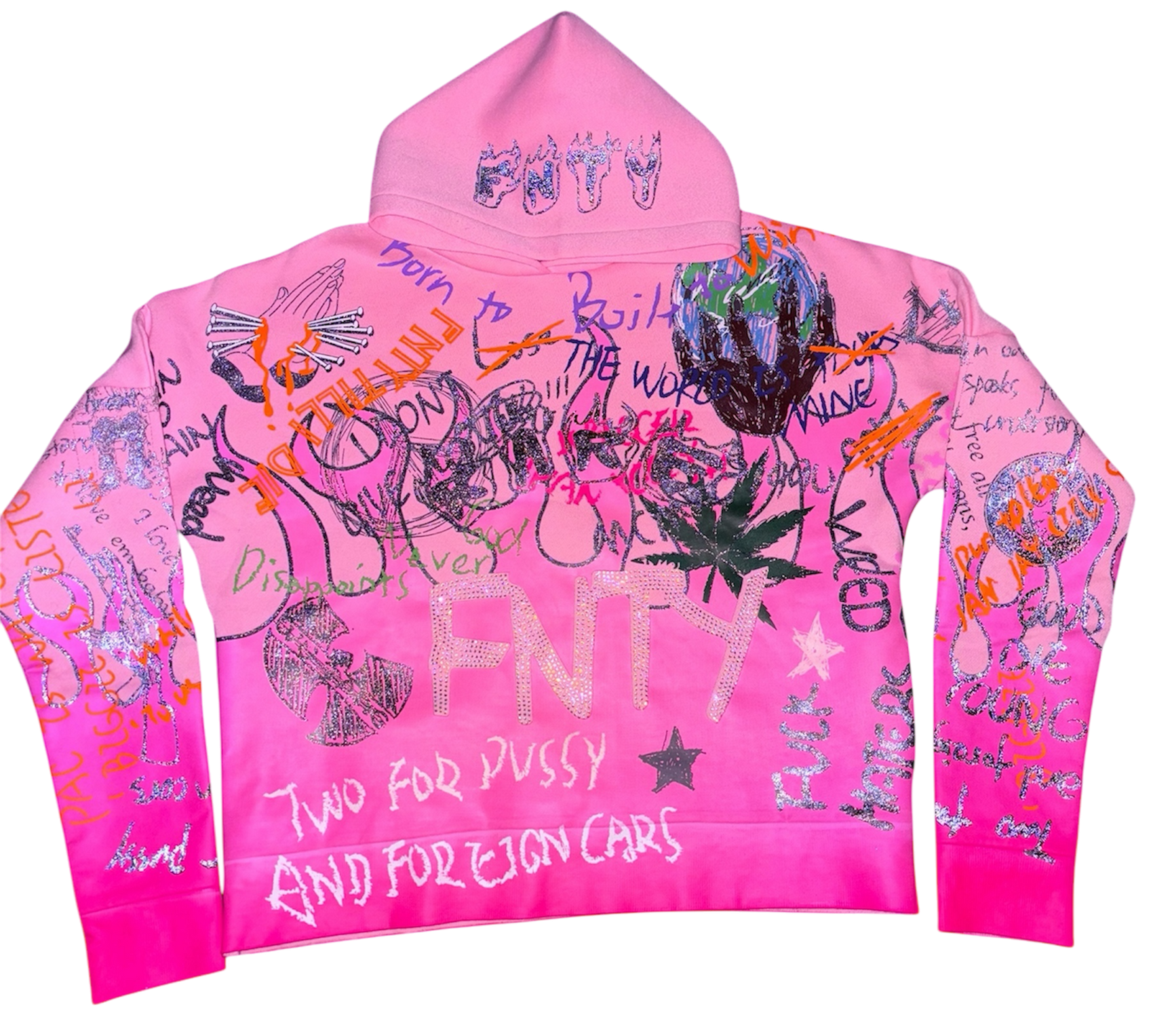 “BUBBLE PINK” HOODIE (EXCL)