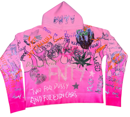 “BUBBLE PINK” HOODIE (EXCL)