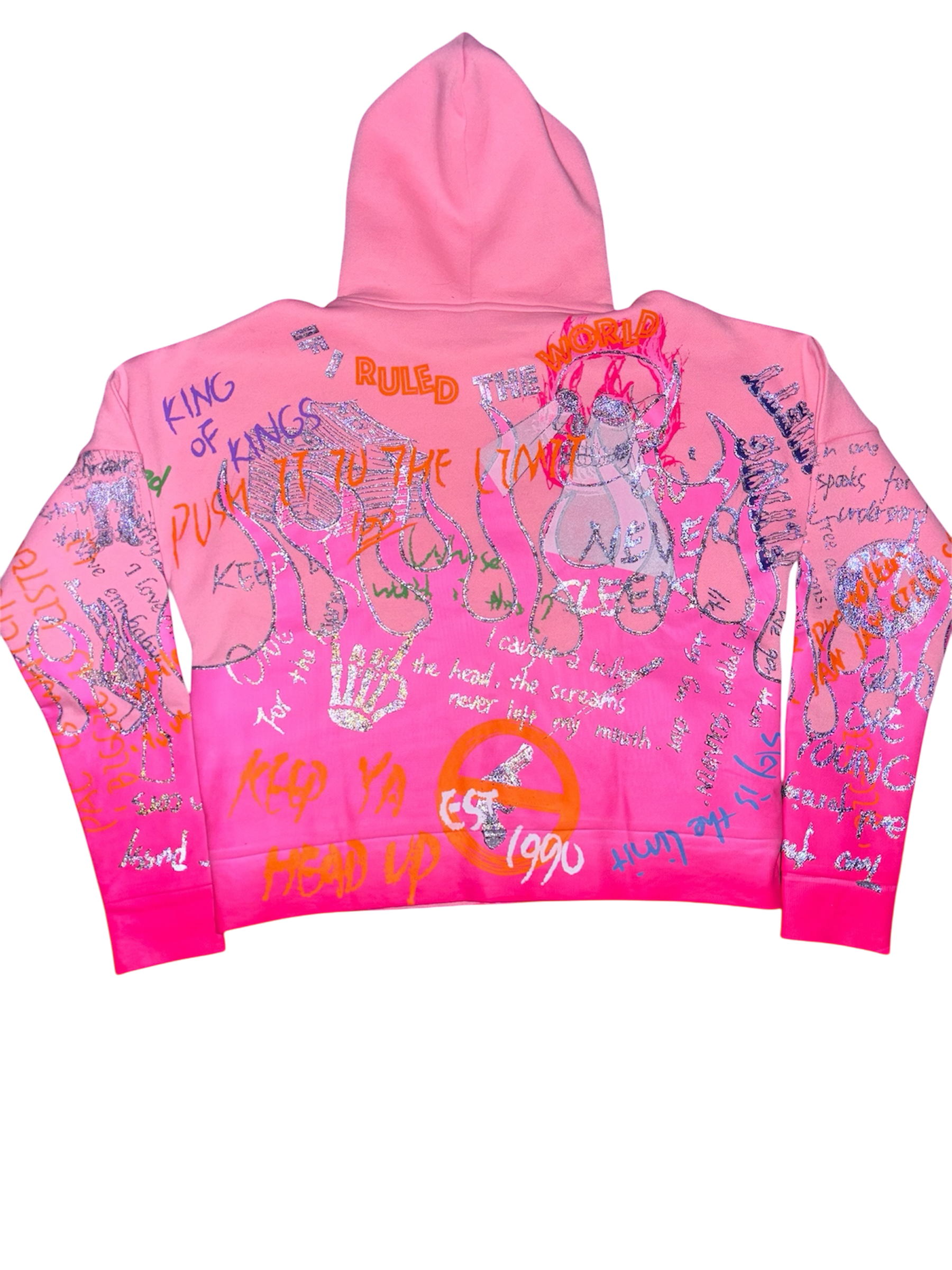 “BUBBLE PINK” HOODIE (EXCL)